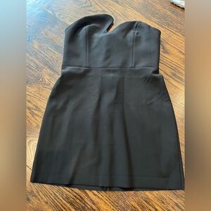 Amanda Uprichard Elegant Black Strapless Dress
